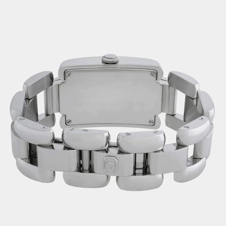 Pre Owned Chopard La Strada Geneve 418380 Stainless Steel Blue Dial Quartz Ladies Watch 24 mm