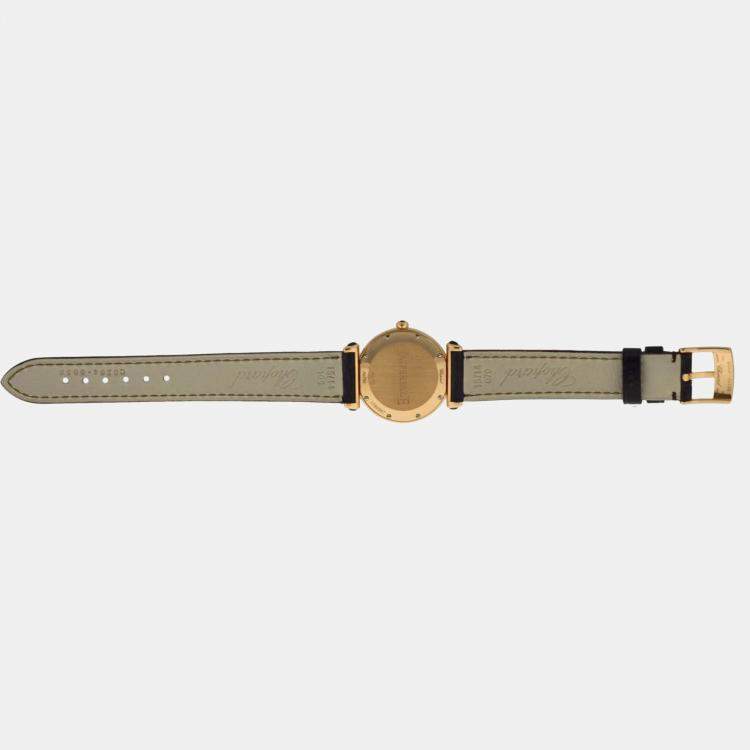 Pre Owned Chopard Imperiale 384238-5003 Quartz MOP 18K Rose Gold Women's Wristwatch 28 mm