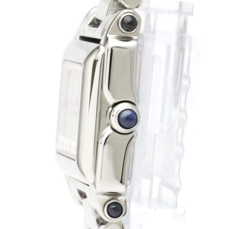 مملوكة مسبقًا Chopard White Diamonds Stainless Steel Happy Sport 27/8893-23 Quartz Women's Wristwatch 23 mm