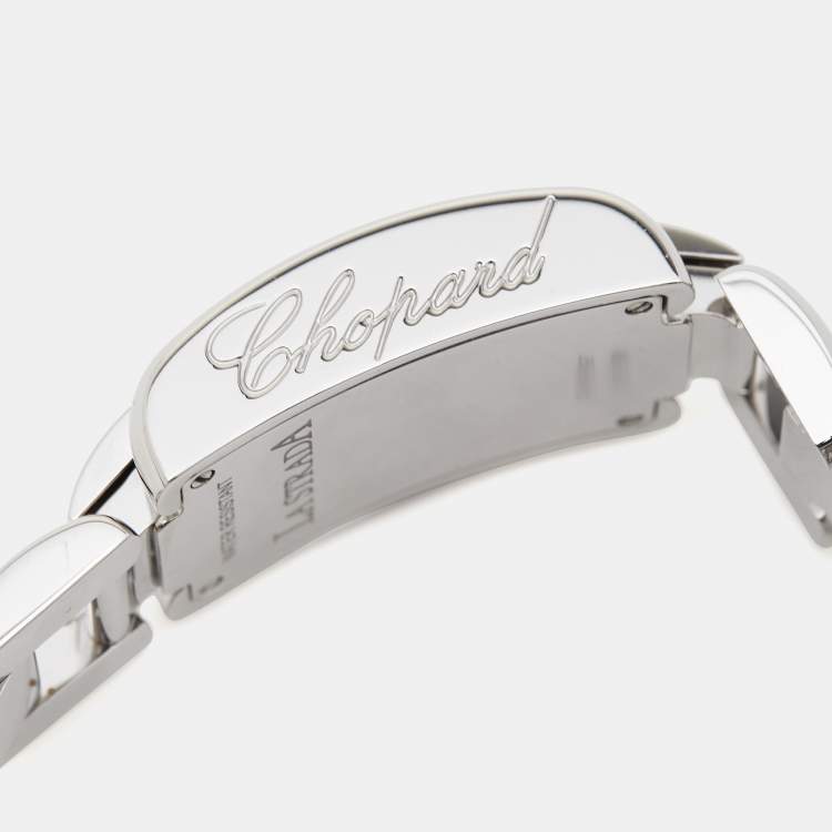 Pre Owned Chopard Blue Stainless Steel La Strada 8357 Women's Wristwatch 23 x 34 mm