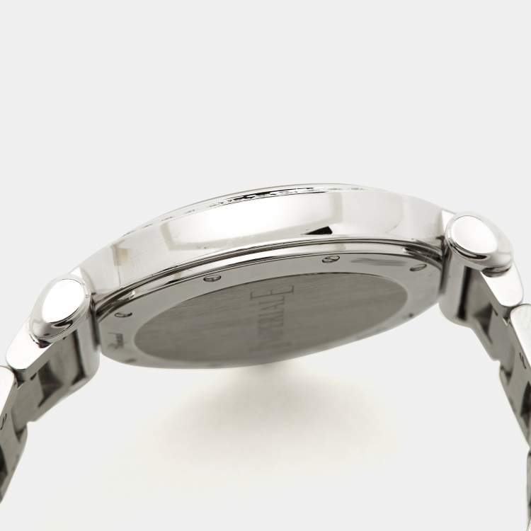 Pre Owned Chopard Silver Stainless Steel Diamond Imperiale 388532-3002 Women's Wristwatch 36 mm