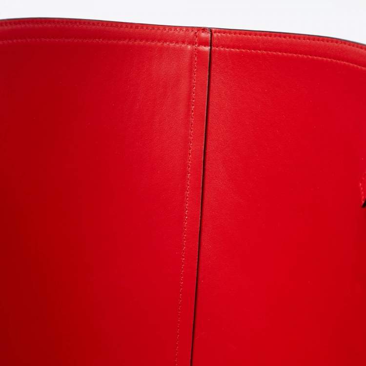 Pre Owned Christian Louboutin Blue Fabric Miss Denim Loubishore Tote