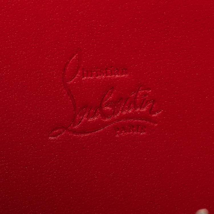 Pre Owned Christian Louboutin Multicolor Leather Panettone Wallet