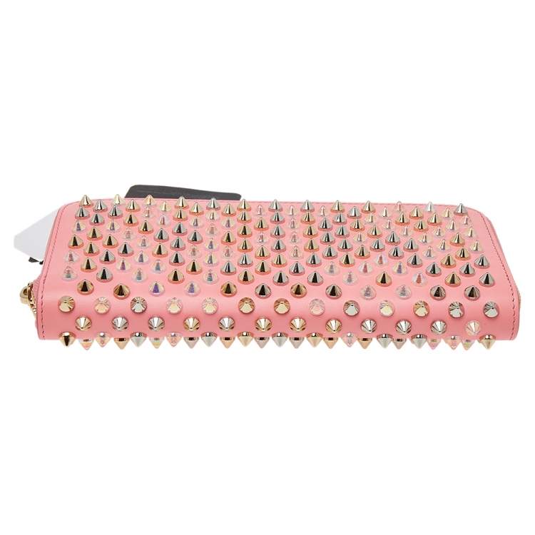 مملوكة مسبقًا Christian Louboutin Pink Leather M Panettone Wallet