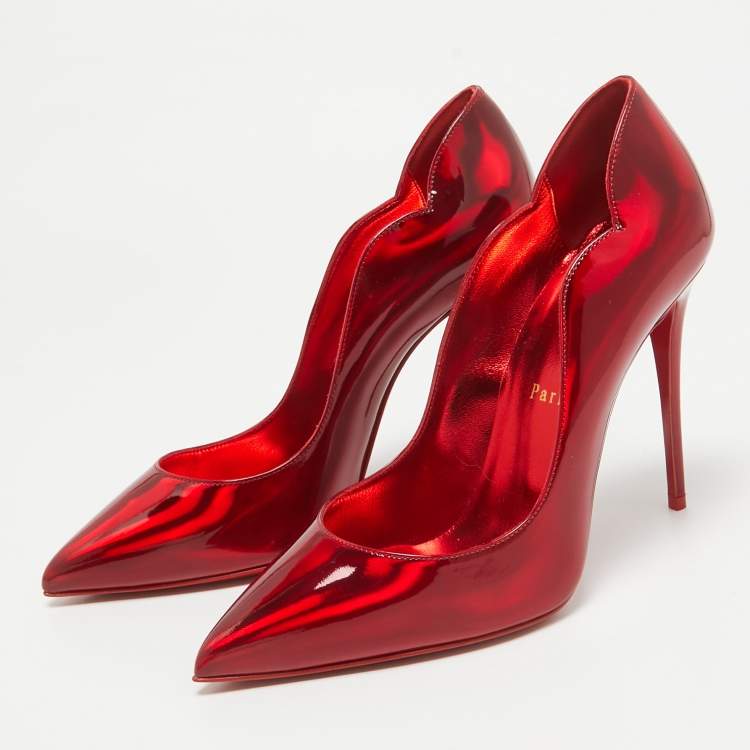 Christian Louboutin red hotsell shoes size 38