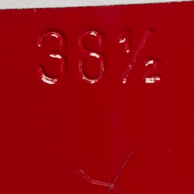 Pre Owned Christian Louboutin Mariza Is Back Crystal Embellished Size 38.5 Silver Suede Slide Sandals