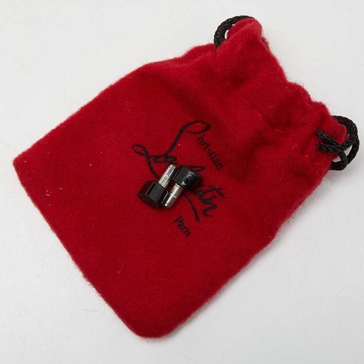 Pre Owned Christian Louboutin Black Leather Pigalle Pumps Size 38