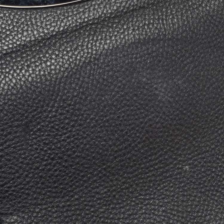 Pre Owned Christian Louboutin Black Leather Mini Passage Shoulder Bag