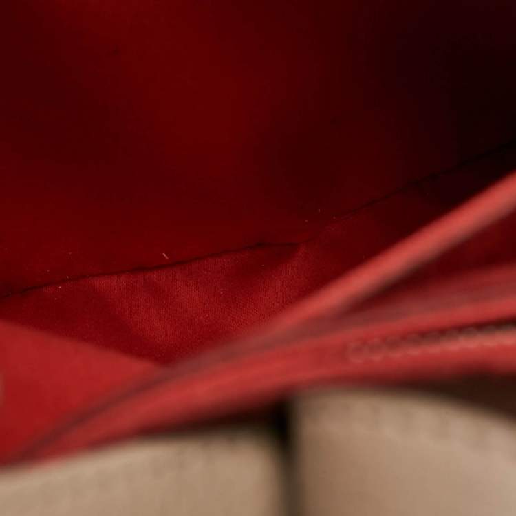 Pre Owned Christian Louboutin Two Tone Leather and Patent Large Paloma Tote
