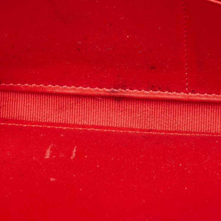 Pre Owned Christian Louboutin Green Leather Spike Studded Zip Continental Wallet