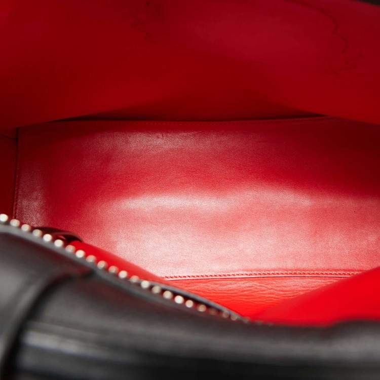 Pre Owned Christian Louboutin Black Leather Casado Tote