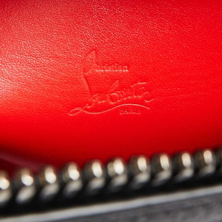 Pre Owned Christian Louboutin Black Leather Casado Tote