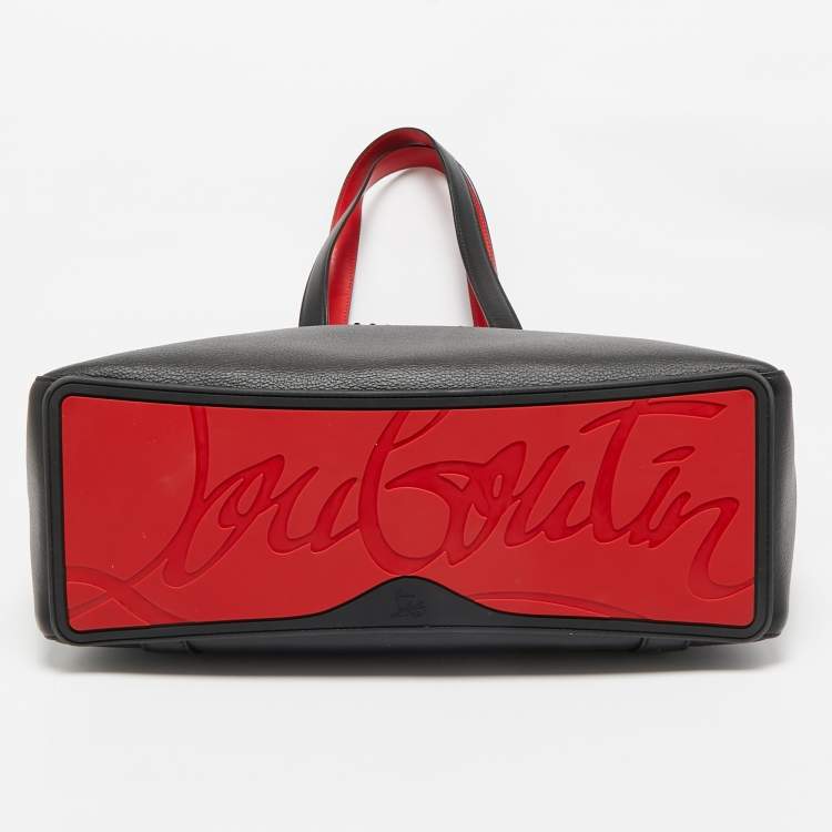 Pre Owned Christian Louboutin Black Leather Casado Tote