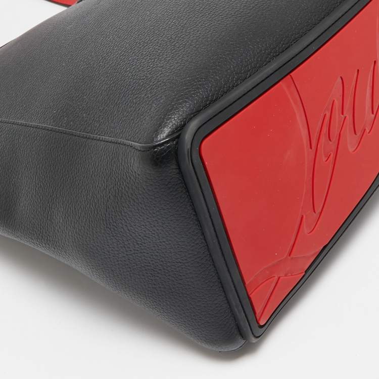Pre Owned Christian Louboutin Black Leather Casado Tote