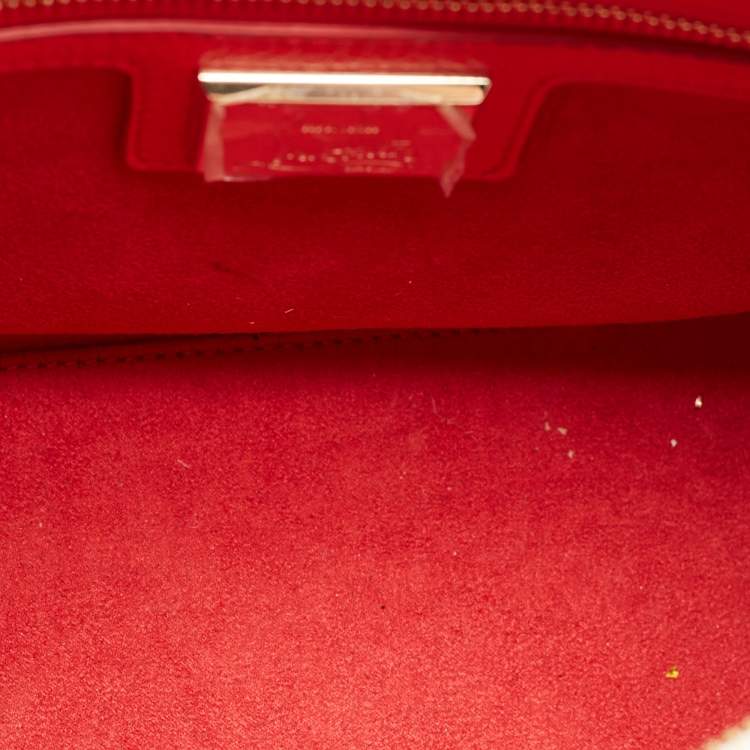 Pre Owned Christian Louboutin Tricolor Leather Small Eloise Satchel
