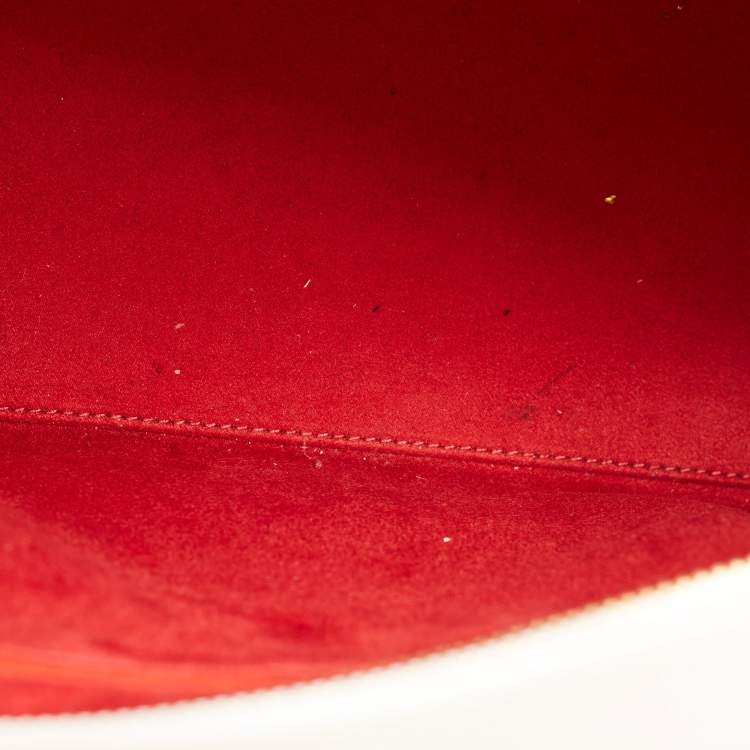 Pre Owned Christian Louboutin Tricolor Leather Small Eloise Satchel
