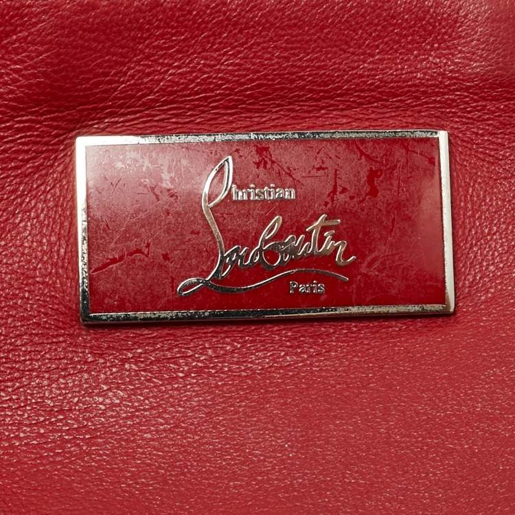Pre Owned Christian Louboutin Brown/Black Leather Sybil Tote
