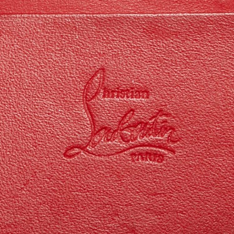 Pre Owned Christian Louboutin Multicolor Leather Panettone Coin Purse