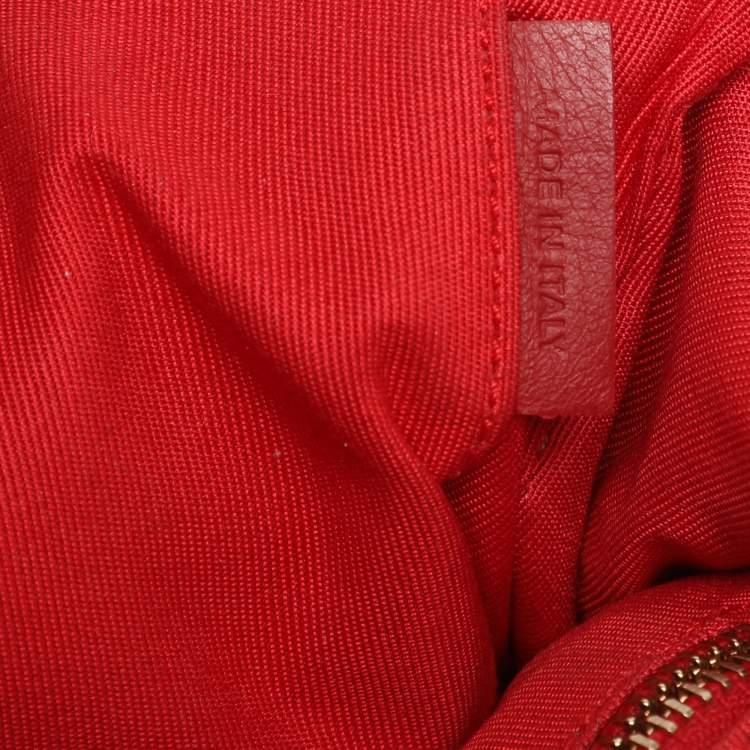 Pre Owned Christian Louboutin Beige Leather Sweet Charity Shoulder Bag