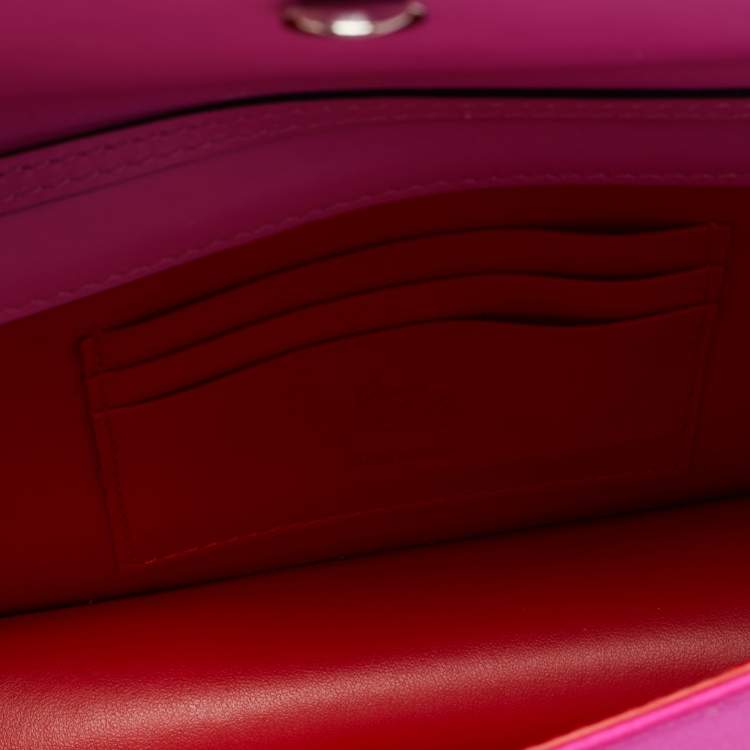 مملوكة مسبقًا Christian Louboutin Loubi54 Pink Satin Clutch Bag