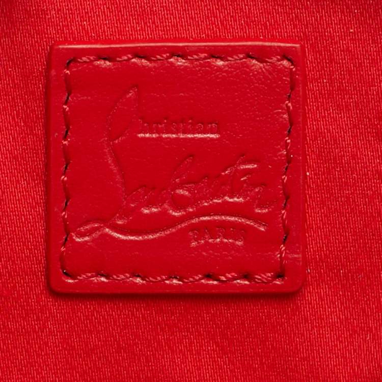 مملوكة مسبقًا Christian Louboutin Loubifunk Mini White Leather Crossbody Bag