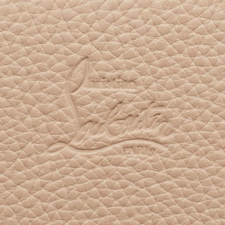 Pre Owned Christian Louboutin Paloma Embellished Leather and Patent Leather Chain Clutch