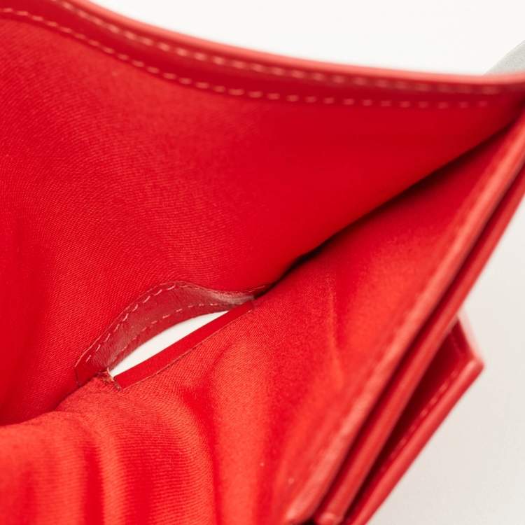 Pre Owned Christian Louboutin Paros Black Leather Bifold Wallet