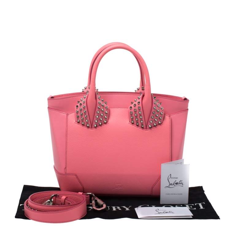 Pre Owned Christian Louboutin Pink Leather Small Eloise Satchel