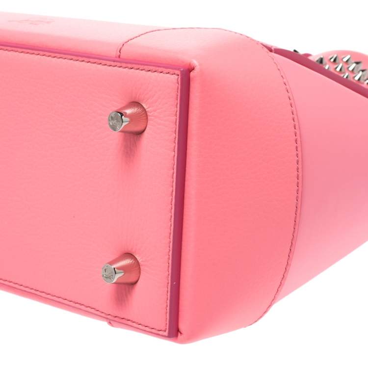 Pre Owned Christian Louboutin Pink Leather Small Eloise Satchel