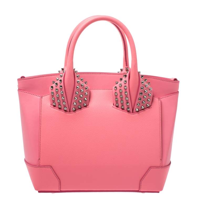 Pre Owned Christian Louboutin Pink Leather Small Eloise Satchel