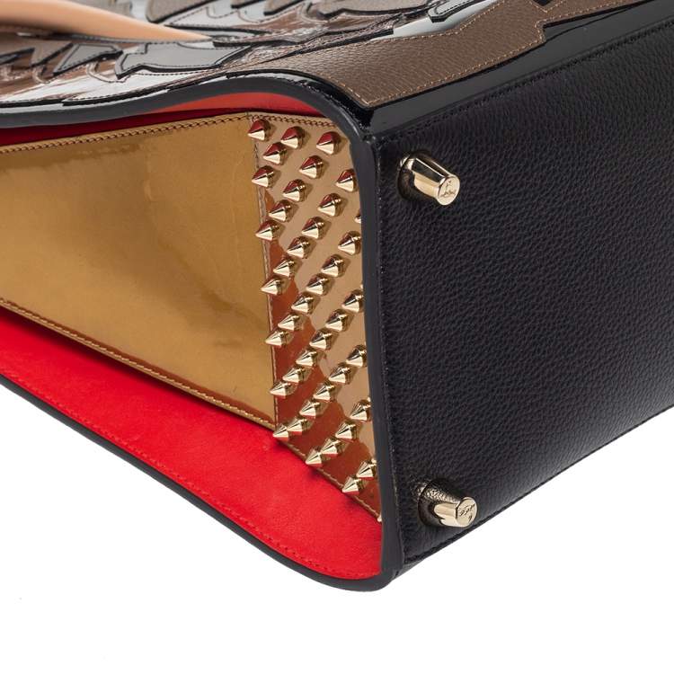 Pre Owned Christian Louboutin Multicolor Leather Medium Paloma Tote