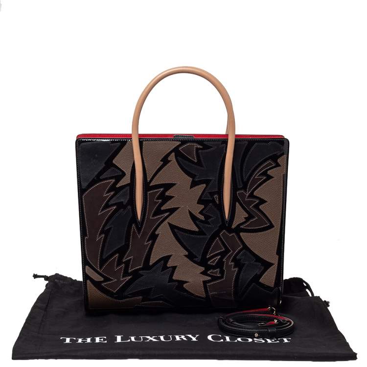 Pre Owned Christian Louboutin Multicolor Leather Medium Paloma Tote