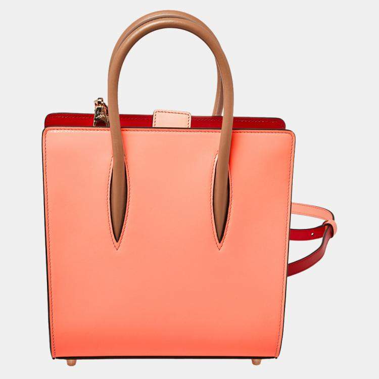 Pre Owned Christian Louboutin Multicolor Leather Small Paloma Tote