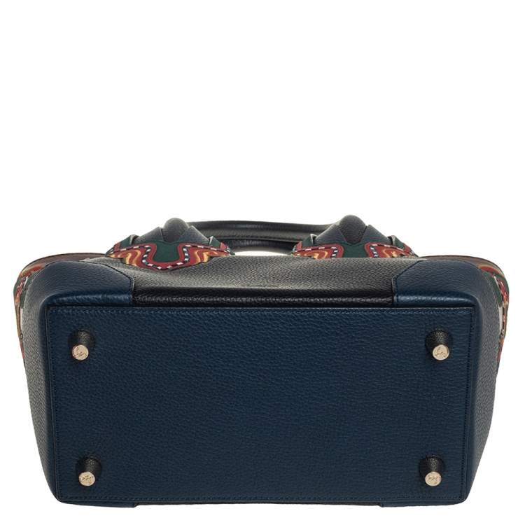 Pre Owned Christian Louboutin Multicolor Leather Small Embroidered Eloise Satchel