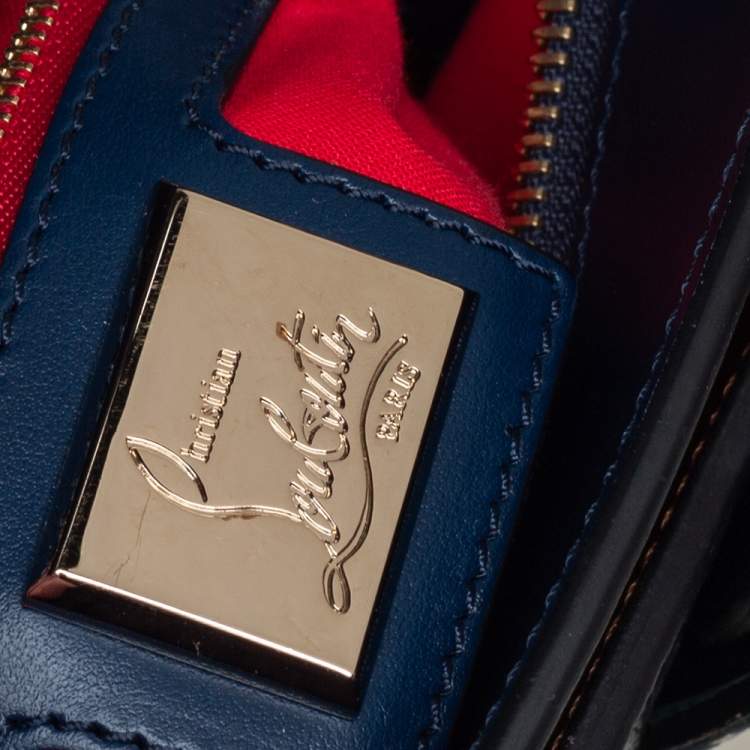 Pre Owned Christian Louboutin Multicolor Leather Small Embroidered Eloise Satchel