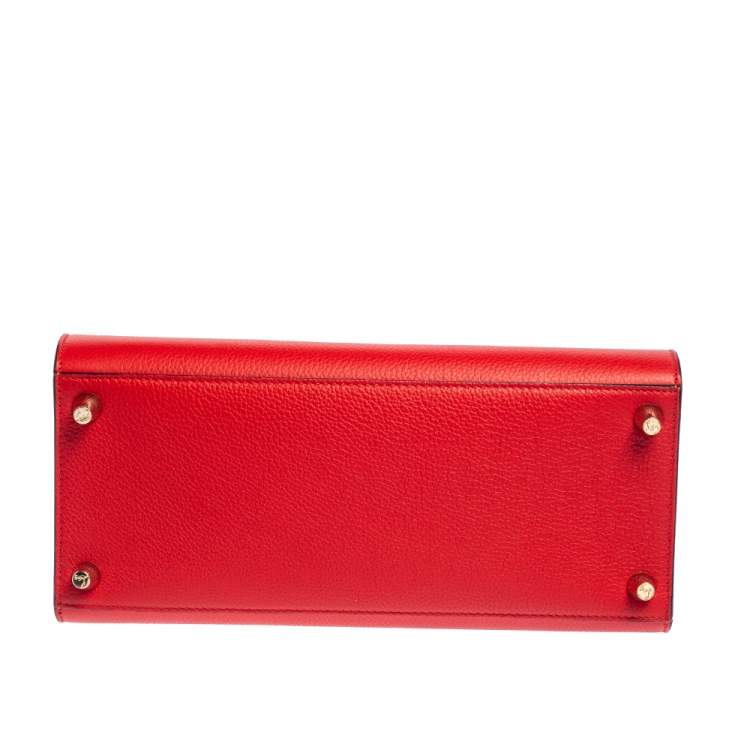 مملوكة مسبقًا Christian Louboutin Red/Beige Leather Paloma Medium Tote