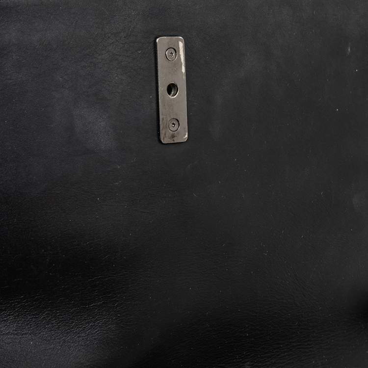Pre Owned Christian Louboutin Black Leather Sweet Charity Shoulder Bag