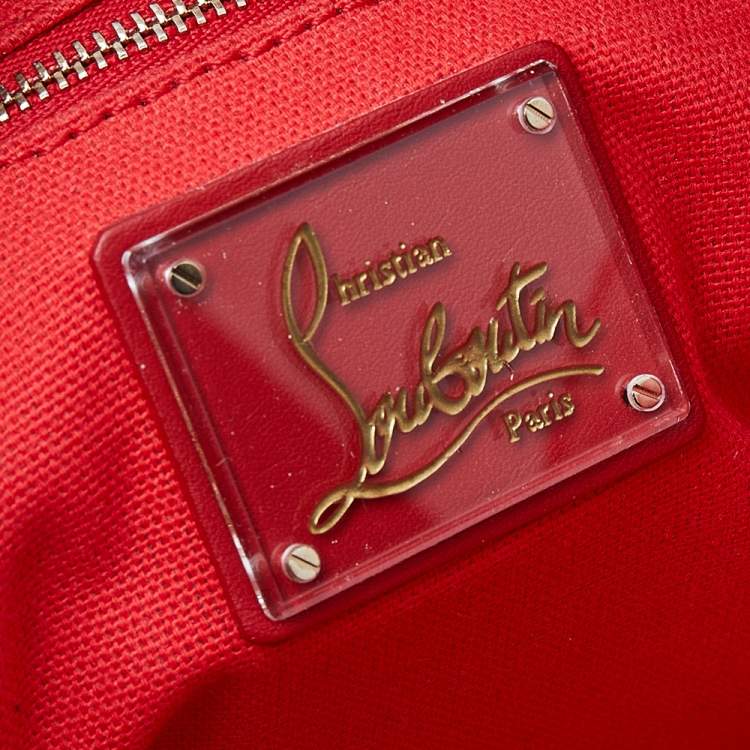 Pre Owned Christian Louboutin Multicolor Patent Leather Tote