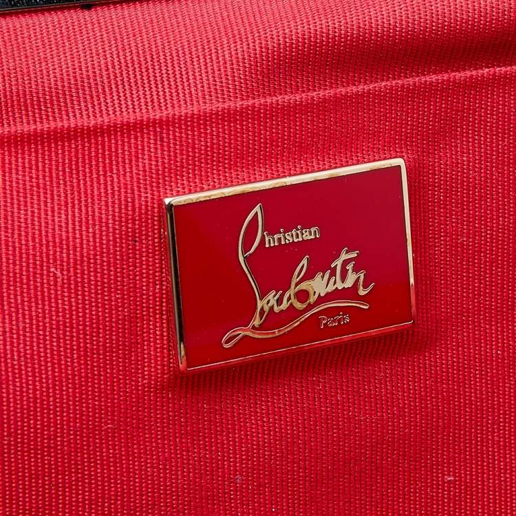 مملوكة مسبقًا Christian Louboutin Metallic Purple Suede Mini Loubi Lula Frame Clutch