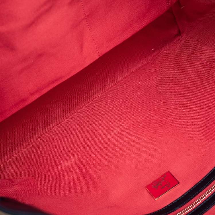 Pre Owned Christian Louboutin Black/Brown Pony Hair And Leather Sybil Shopper Tote