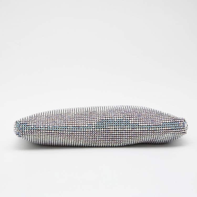 Pre Owned Christian Louboutin Multicolor Crystal Maykimay Strass Clutch