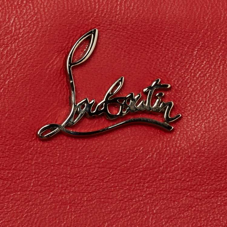 Pre Owned Christian Louboutin Black Patent Leather Sweet Charity Shoulder Bag
