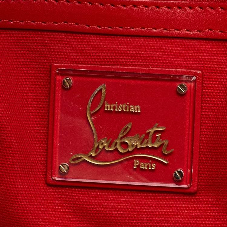 Pre Owned Christian Louboutin Brown Leather Shoulder Bag