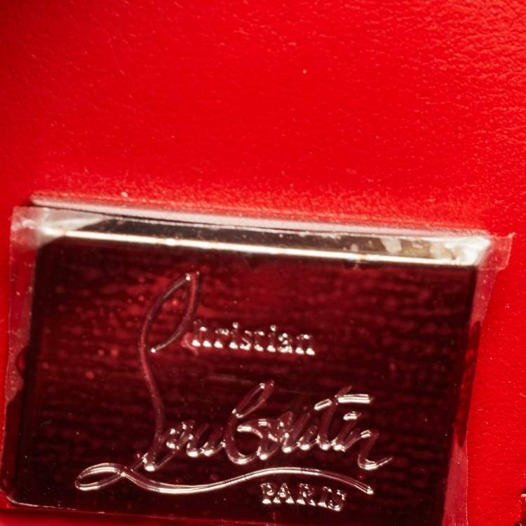 Pre Owned Christian Louboutin Multicolor Leather Paloma Medium Tote