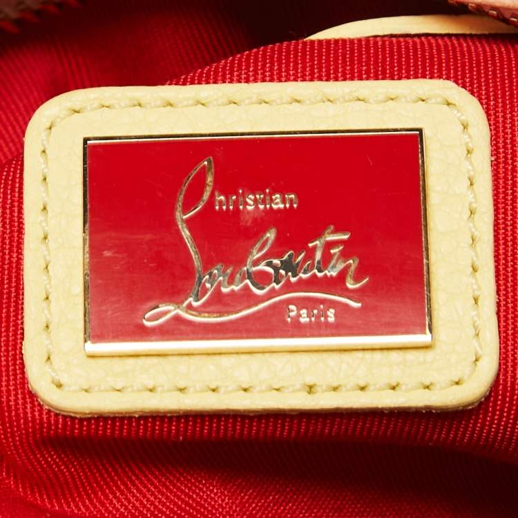 Pre Owned Christian Loboutin Multicolor Leather Studded Panettone Satchel 