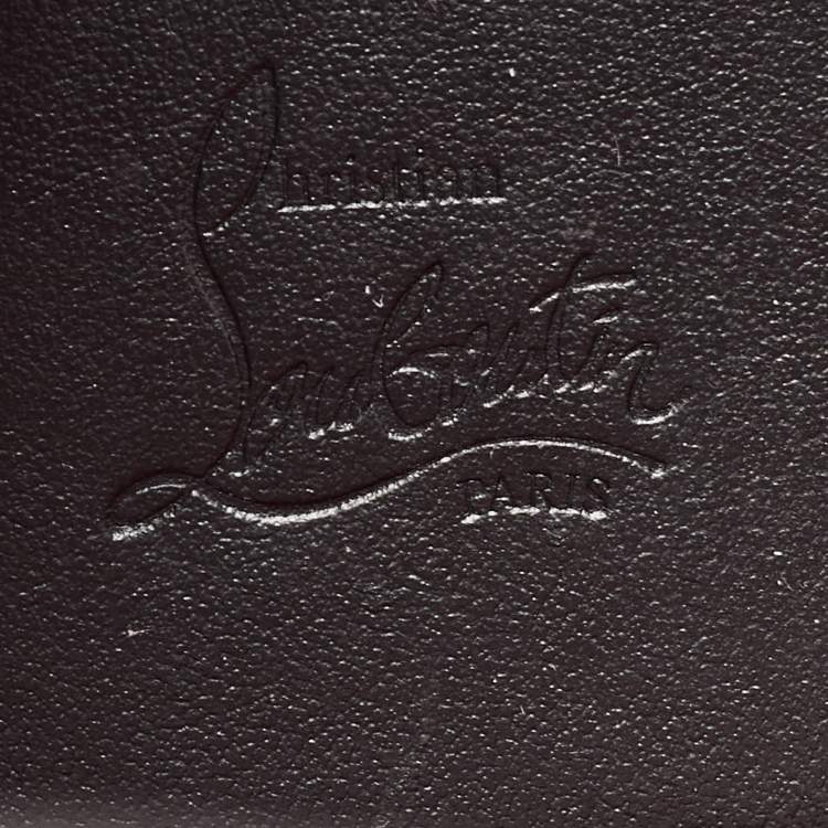 Pre Owned Christian Louboutin Black Leather Mini Paloma Tote