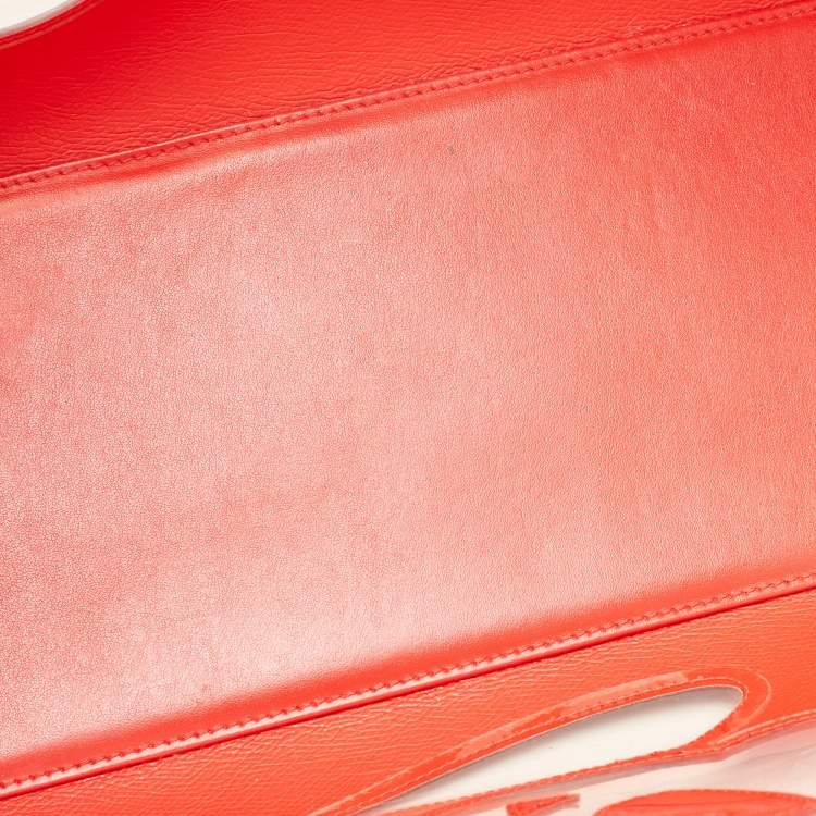 Pre Owned Christian Louboutin Black Leather and PVC East-West Cabata Tote