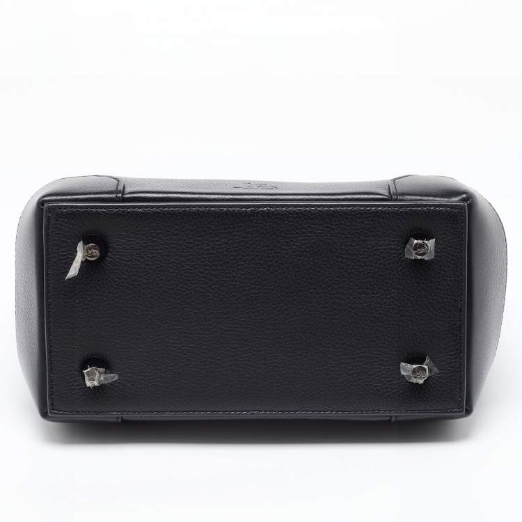 Pre Owned Christian Louboutin Black Leather Small Eloise Satchel