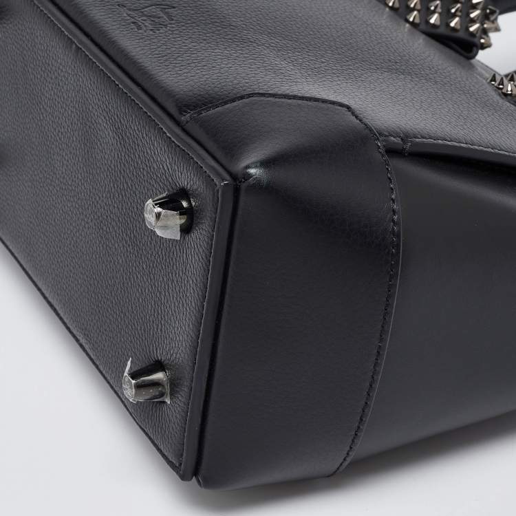 Pre Owned Christian Louboutin Black Leather Small Eloise Satchel