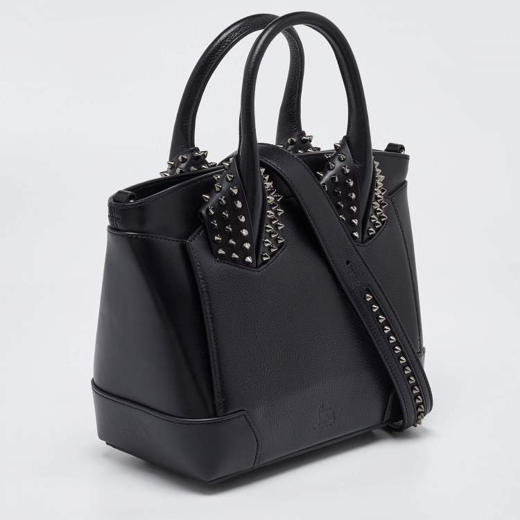 Pre Owned Christian Louboutin Black Leather Small Eloise Satchel